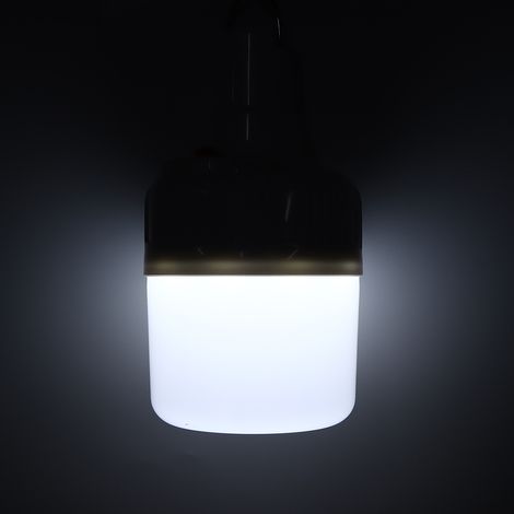 Ampoule LED rechargeable pour camping, lampe portable pour tente, éclairage d'urgence extérieur, prise 100-250 V. (1/5)