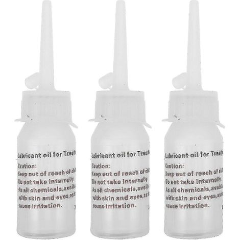 Lot de 3 lubrifiants pour tapis de course : huile pour la courroie et le plateau, idéale pour l’entretien des tapis de course à domicile et en salle de sport.