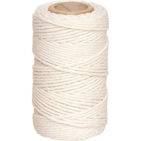 Fil À Saucisse - Coton Et Polyester - 42 M - Épaisseur 1480 Tex - Résistance 19 Dan - Pour Ficeler Viandes Et Charcuteries