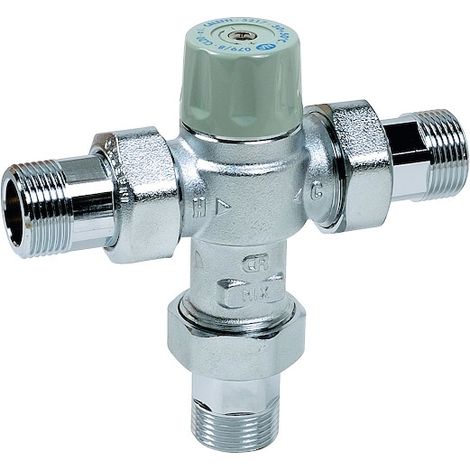 Mitigeur thermostatique collectif anti-brûlure Thermador - 1/2' (1/6)
