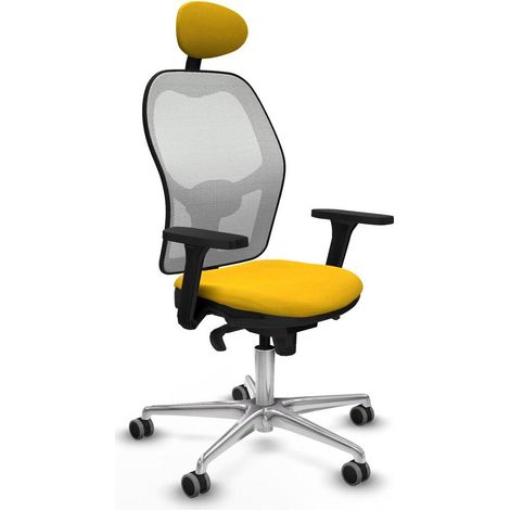 piqueras-y-crespo Silla Moderna Amarilla para Oficina (1/3)
