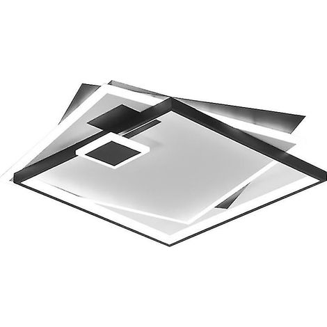 Lampe de plafond LED géométrique créative pour salon, style moderne minimaliste nordique, style rectangulaire, pour couloir (1/5)
