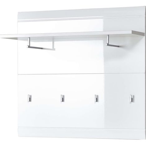 Garderobenpaneel Rio | HxBxT 900 x 960 x 300 mm | Weiß Garderobe (1/3)