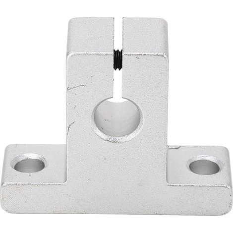 Support d'arbre linéaire, tige de mouvement, extrémité de Rail de guidage en alliage d'aluminium pour imprimante 3D, 10 pièces (1/5)