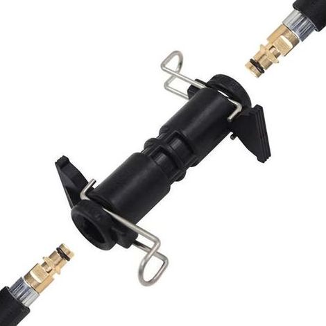 Verlängerungsschlauch-Anschlussset für Hochdruckschläuche, kompatibel mit Kärcher Hochdruckreinigern K2, K3, K4, K5, K6, K7, langlebiger Anschlussadapter. (1/5)