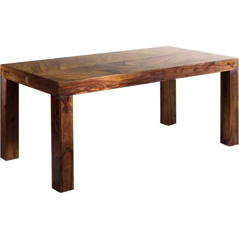 tavolo da pranzo in legno di Sheesham / palissandro 180x90x76 miele laccato METRO LIFE 171