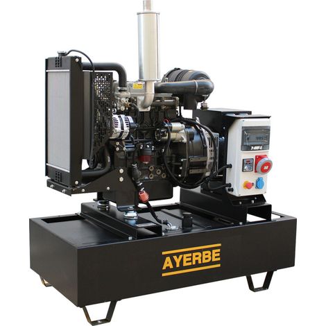 AYERBE - 5419795 - Grupo Electrógeno AY - 1500 - 15 Trifásico PERKINS Estándar Auto