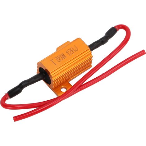2 Kits de Résistance de Charge 35W 12 Ohm pour LED Anti-Erreur, Faciles à Installer pour Feux de Brouillard et Clignotants (1/5)