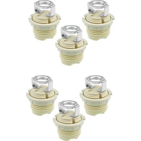 Soavoa Douille G9 Céramique Filetée Lot de 6 Supports Lampe Halogène LED CFL Résistant Chaleur 250V 100W Installation Facile (1/5)