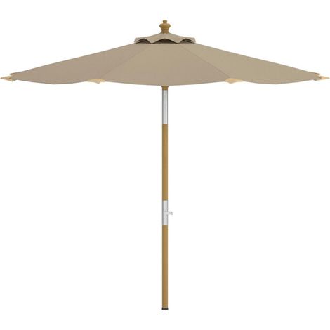Parasol en Bambou "Cerox" 270cm Beige (1/2)