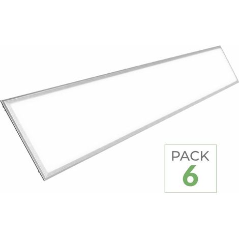 Panneau LED 120x30 29W Haut Rendement 137lm/W (Pack de 6) - Blanc Neutre - SILUMEN