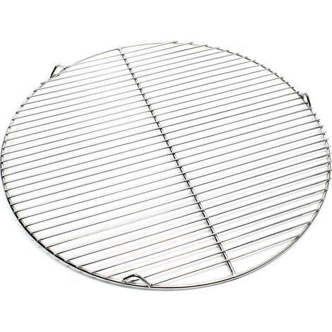Griglia tonda in acciaio inox 55 cm barbecue a carbonella/gas/girevole 160001851
