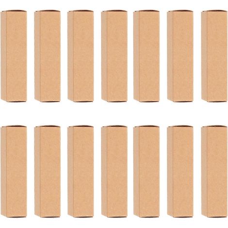50 boîtes en papier kraft pour petits cadeaux, emballages pour rouges à lèvres-8.50X2.00X2.00CM (1/4)