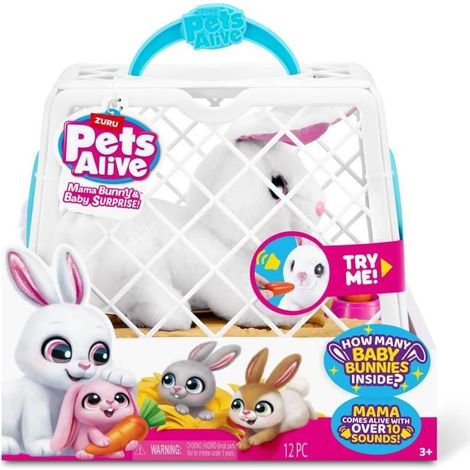 ZURU Pets Alive - Mama Bunny & Baby Surprise (9554) (1/5)