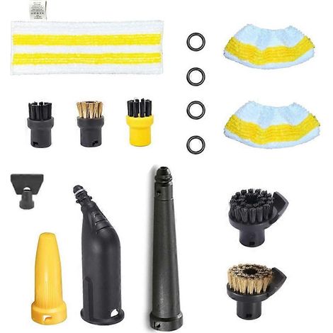 Brosse pour aspirateur vapeur Karcher SC1 SC2 SC3 SC4 SC5 - Accessoires et chiffon de rechange pour serpillière (1/5)