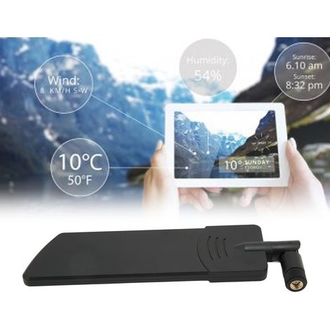 Antenne AZ7795G 5G (2G/GPRS/GSM/LTE/3G/4G/5G), pliable, omnidirectionnelle, gain élevé 12 dB, antenne fouet, noire (1/5)