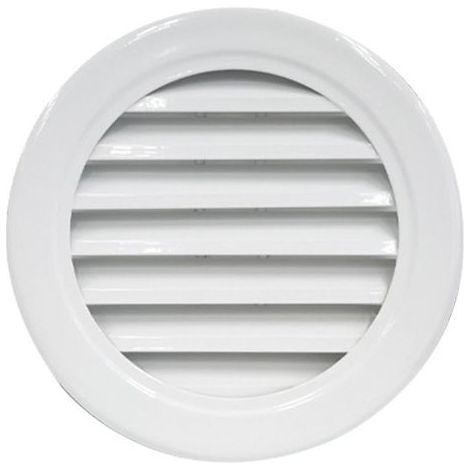 Plastic ventilation grille – insect screen, white (1/5)