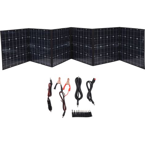 Panneau Solaire Portable 300W 36V Repliable Chargeur pour Batteries Station Énergie Camping Caravane Voiture Bateau (1/5)