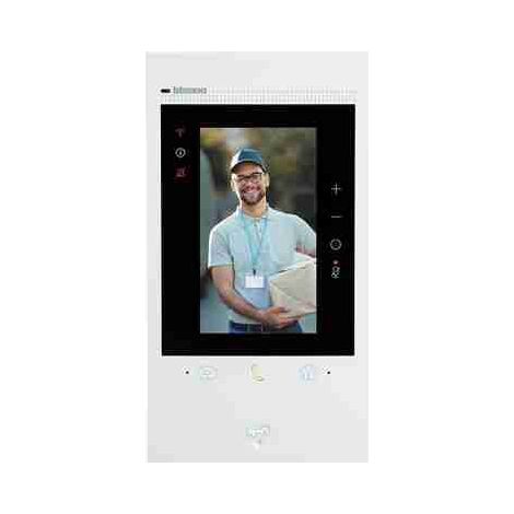 BTI344842 Videocitofono connesso 2 fili / Wi-fi Classe 300EOS bianco con assistente vocale Alexa integrato