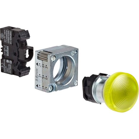 Gemma Luminosa Gialla Metallo Ba9S Giallo (Siemens Cod. 3Sb36046Ba30)