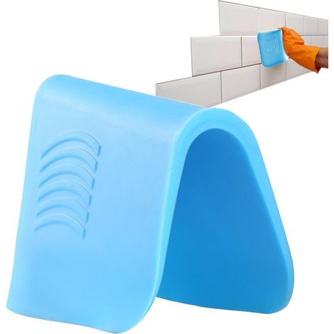 2 PièCes Kit d'outils de calfeutrage, outil de finition de calfeutrage Outil de calfeutrage pour brique en caoutchouc,Outils d'amélioration de l'habitat, finisseur de calfeutrage, outil de lissage d (1/5)
