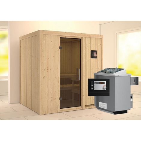 Sodin Front ,9KW ext.Strg graphitfarbende Ganzglastür