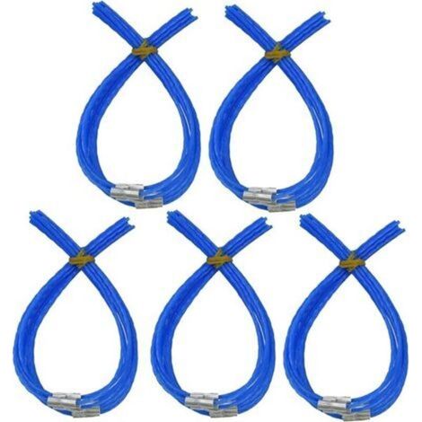 50-teiliges Trimmerfaden-Set für Bosch F016800182 – Zubehör für den Rasentrimmer ART 30 Combitrim (30 cm) – Blau (1/5)