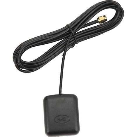 Wasserdichte GPS-Antenne, gerader SMA-Stecker mit Innenstift, starker Magnetfuß für präzise Positionierung, optimaler Signalempfang. (1/5)