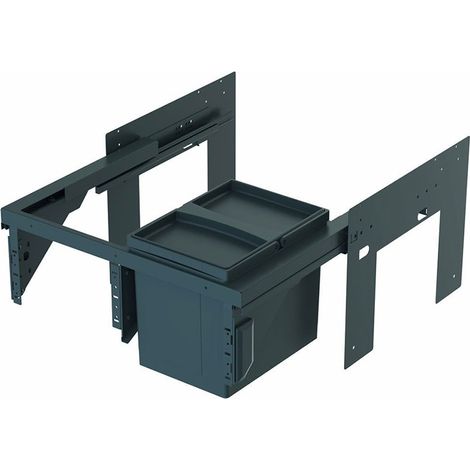 WESCO® Abfallsammler Pullboy Soft Fusion 320 K/600-1, anthrazit (1/2)