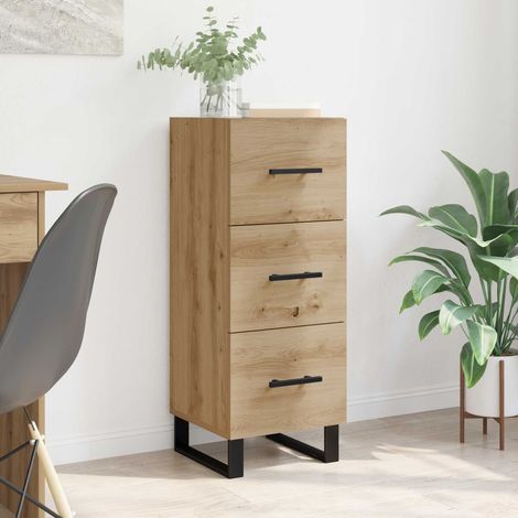 vidaXL  Sideboard  with Drawer Artisan Oak 34.5 x 34 x 90 cm