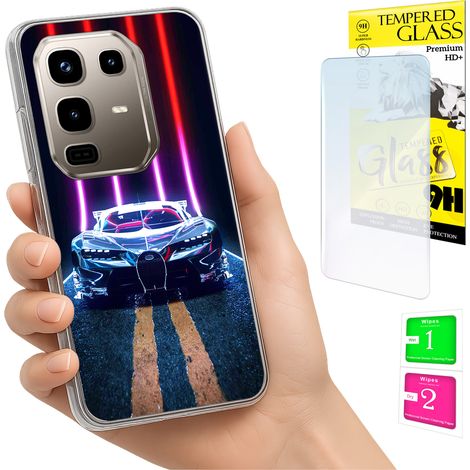 Funda para Infinix Note 50 Pro 4G con foto, cubierta trasera y cristal 9H. (1/5)