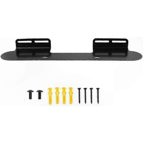 Support mural pour barre de son, kit de fixation compatible avec système d'enceinte Beam, installation facile, design robuste, idéal pour home cinéma. (1/5)