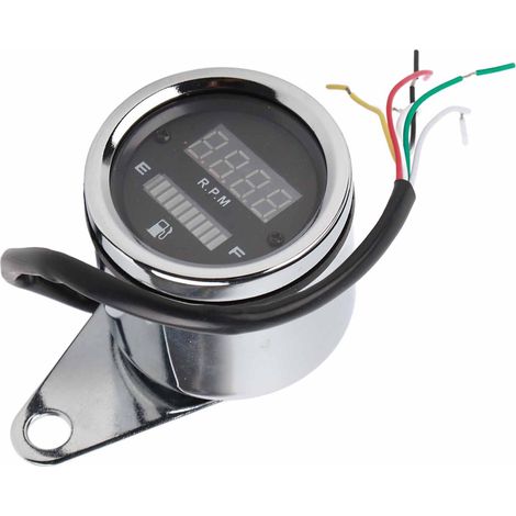 Digitaler Drehzahlmesser für Motorräder, Tacho, Geschwindigkeitsmesser, Anzeige 2, Airguide-Zylinder, modifiziertes Instrument (1/5)