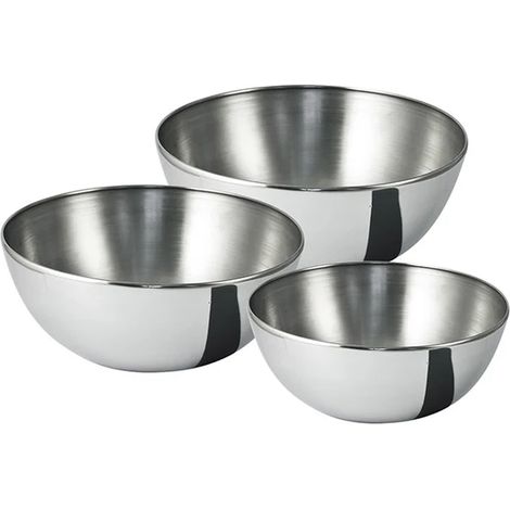 Abert Set 3 Ciotole Inox Daily Plus 15-20-23cm (1/4)