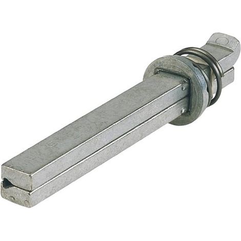 Goupille carrée Goupille profilée FEI Broche carrée 8 x 90 mm fer galvanisé divisé HOPPE (1/3)