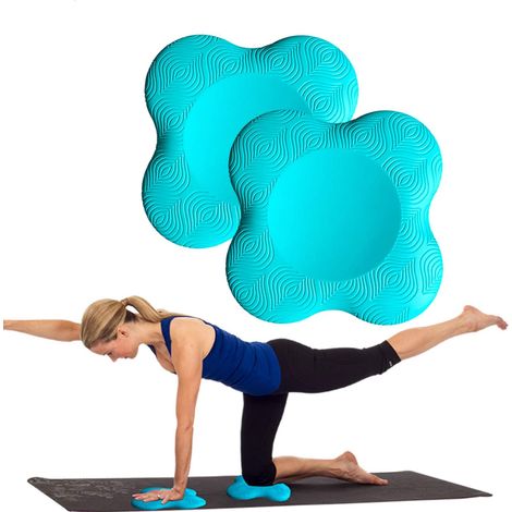 Coussinet de yoga extra épais pour genoux, coudes, poignets et mains - Idéal pour le yoga, le Pilates, les entraînements et les exercices à genoux (1/5)