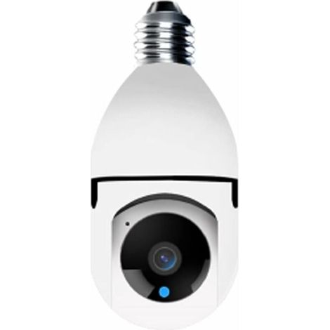 Caméra Ampoule - 1080P HD - Wifi - Surveillance Intérieure - Pour Éclairage Standard E27 - 1 Pièce