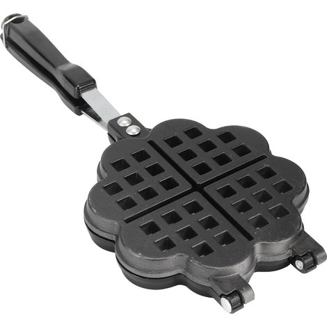 Moule à gaufres - Plaque de cuisson à faire soi-même pour cuisinière à gaz