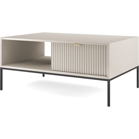 Bureau gauche : 4 tirois, 51 cm, × 130 cm, × 76 cm, Blanc (1/5)