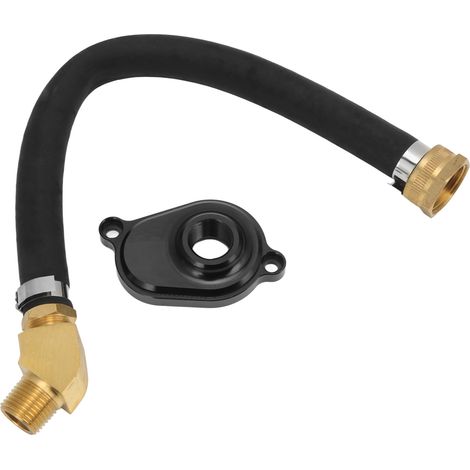 Ölkühler-Spülset mit eloxiertem Aluminiumadapter, Ersatzteil für Ford Powerstroke 6.0L 2003-2010 (1/5)