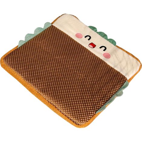 Coussin de chaise d'été à motif de dessin animé, confortable et respirant, coussin en rotin haut de gamme, adapté aux chaises de bureau et aux chaises de canapé. (1/5)