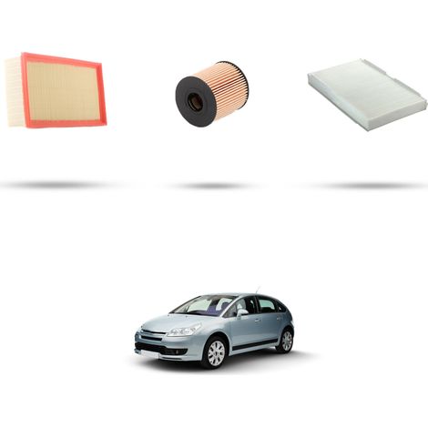 Kit tagliando 3 filtri compatibile con Citroen C4 1.6 thp 110kw dal 2008 al 2010 (1/5)