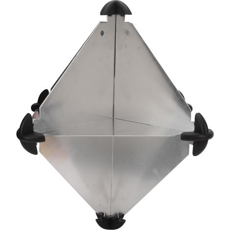 Lot de 10 réflecteurs radar octaédriques en aluminium 12x12 pouces pour voiliers et bateaux à moteur (1/5)