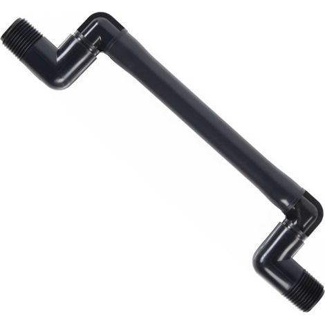 Gomito snodato 15 cm 3/4" x 3/4" per irrigatori, adattatore flessibile per impianti di irrigazione