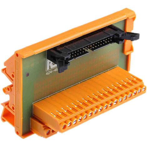 Module d'interface IDC 34 Contacts, Montage sur Rail DIN ( Prix pour 1 )