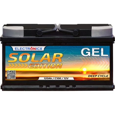 Electronicx Solar Edition Gel Batterie 120 AH 12V Solar Versorgung Solarbatterie (1/5)