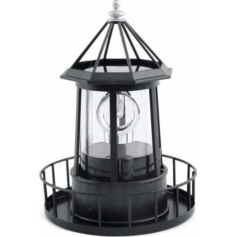 Rotating LED decorative solar lantern – Integrated solar panel – Automatic night lighting – For gardens and patios (1/5)
