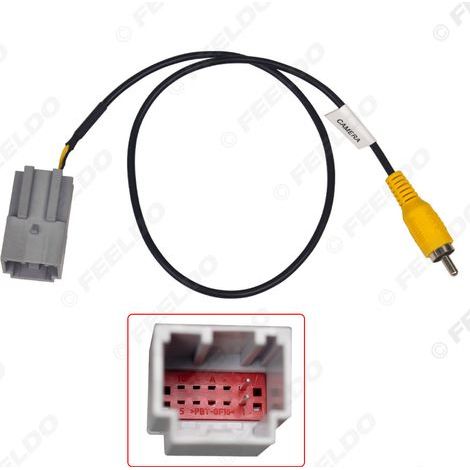 Compatible avec les câbles de conversion pour caméras de recul Chevrolet, Ford et Lincoln, ainsi qu'avec les câbles adaptateurs pour caméras de recul de voiture. (1/5)