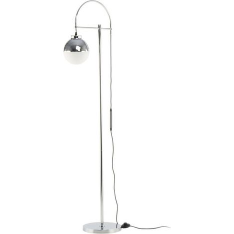 Lampadaire Design "Lavina" 160cm Argent (1/3)
