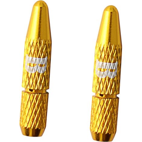Embouts de Câble de Frein Vélo en Alliage Aluminium Or 2 Pièces Adaptés pour Câbles Intérieurs de Frein Protection et Route (1/5)